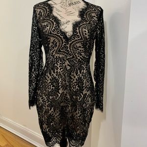 Fitted low cut dress